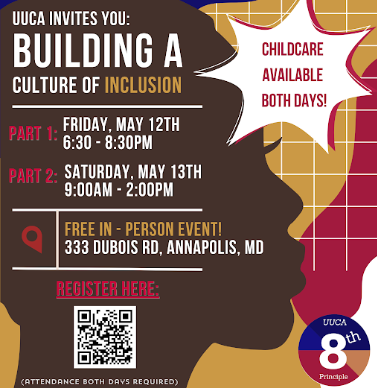 THIS WEEKEND – REGISTRATION IS STILL OPEN! Building a Culture of Inclusion Workshop