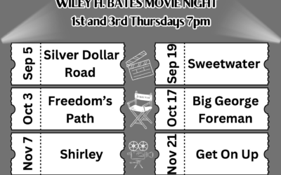 Join Us for Movie Nights at the Wiley H. Bates Legacy Center!