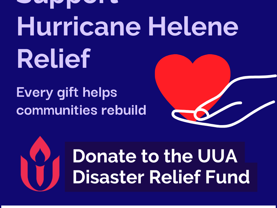 UUA Disaster Relief